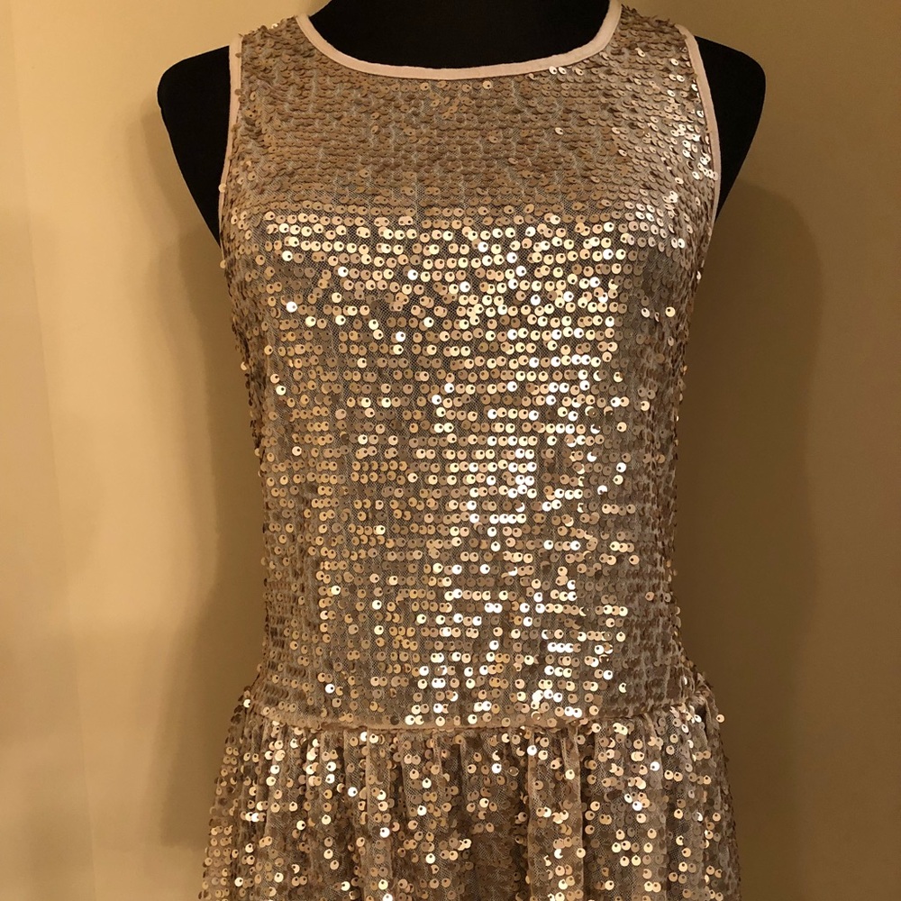 Sparkly Gold Sequin Top